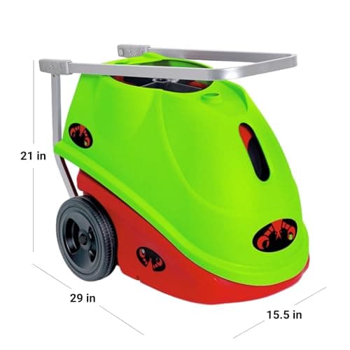 Pickleball Machine – Full-Featured – Adjustable Topspin, Backspin, & Lobs, Random Oscillation, Ball Speed (20-60MPH), Lightweight & Portable, Holds 125 Balls, with Multi-Function Remote