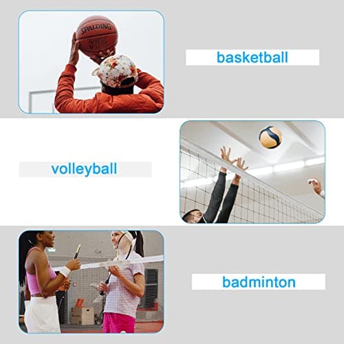 Cosmos 1 Pair Compression Wrist Sleeve Nylon Brace Wraps Supports Elastic Wristbands for Wrist Protect Pain Relief in Typing Running Basketball Volleyball Golf Playing (Black)