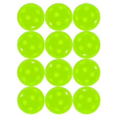 Jugs Sports Pickleballs, Vision Enhanced Green, 1 Dozen