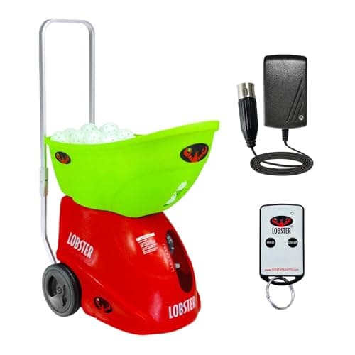 Pickleball Machine – Full-Featured – Adjustable Topspin, Backspin, & Lobs, Random Oscillation, Ball Speed (20-60MPH), Lightweight & Portable, Holds 125 Balls, with Multi-Function Remote