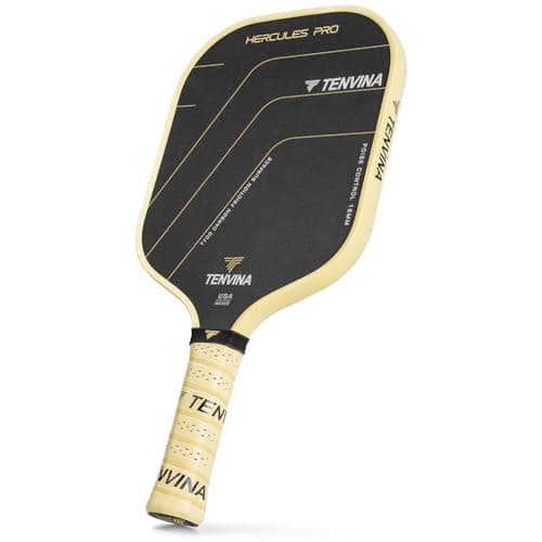 TENVINA Pickleball Paddles, Thermoforming 4-Layer T700SC Friction Carbon Fiber Pickleball Paddle, Professional Pickleball Paddle USAPA Approved with Strong Power and Spin for Athletes