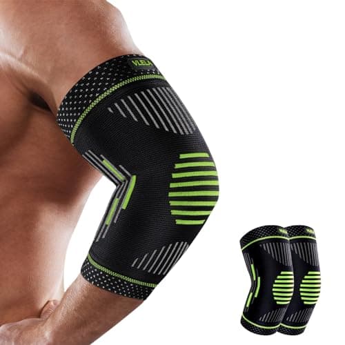 Tennis Elbow Sleeve,Elbow Compression Sleeve, Elbow Brace For Tendonitis and Tennis Elbow,Golfers, Arthritis, Bursitis. Elbow Pain Relief,Weightlifting, Fit for Men & Women