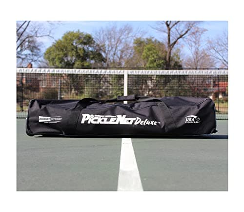 PickleNet Deluxe TAPND 22'x 34" Oval Tubing Locking Wheels Pickleball Net System