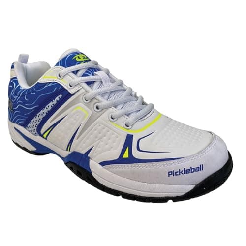 ACACIA DINKSHOT II Pickleball Shoes, White/Royal- Mens 7.5 /Womens 9.0
