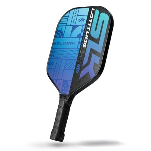SLK Latitude 2.0 Pickleball Paddle | G4 Graphite Pickleball Paddle Face | Rev-Core+ Technology with SpinFlex Surface | Redesigned for Performance and Control