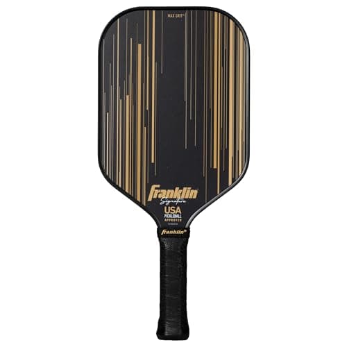 Franklin Sports Pro Pickleball Paddles - Signature Series Pro Pickleball Paddle with MaxGrit Surface - USA Pickleball (USAPA) Approved Tournament Pickleball Paddles - 13mm + 16mm Polypropylene Cores