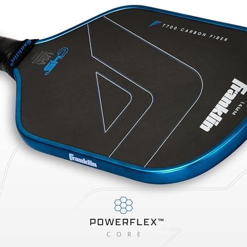 Franklin Sports C45 PRO Pickleball Paddles - Carbon Fiber Series Surface - Official USAP + UPA Approved Pickleball Paddle - 14mm + 16mm Polymer Cores
