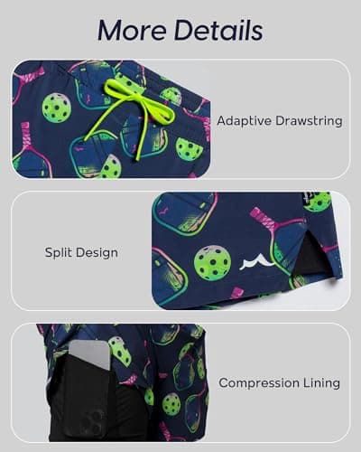 maamgic Men's Athletic Running Shorts with Liner Ultra Lightweight Workout Shorts 5"/ 7"