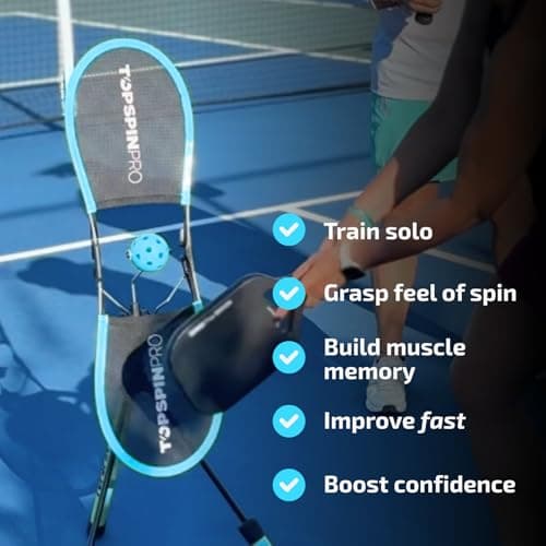 The TopspinPro for Pickleball - Training Aid, Learn Topspin in 2 Minutes a Day