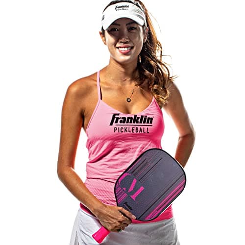 Franklin Sports Pro Pickleball Paddles - Christine McGrath Pro Player Tournament Pickleball Paddles - Polypropylene Paddle with Max Grit Surface - USA Pickleball (USAPA) Approved - 13mm + 16mm Cores