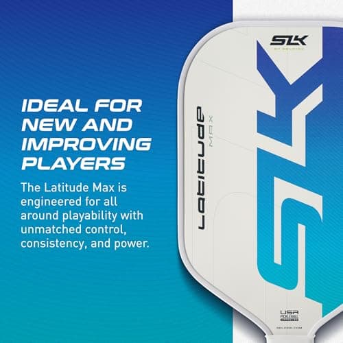 Selkirk Sport SLK Evo Pickleball Paddle | Evo Power | Evo Control | Evo Hybrid | Fiberglass Pickleball Racket | Carbon Fiber Pickleball Paddle with SpinFlex Surface