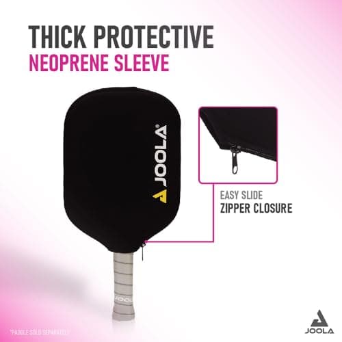JOOLA Magnus Pickleball Paddle Cover - Protective Neoprene Sleeve Tyson McGuffin Magnus Pickleball Paddle - Fits Extra Long & Elongated Paddles Including 14mm & 16mm - Padded Travel Case