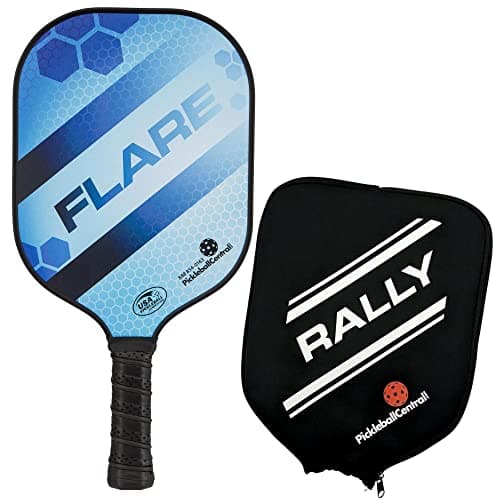 Rally Flare Graphite Pickleball Paddle – 2025 & Original Versions | Lightweight Design, Durable Polymer Core, Carbon or Graphite Face, USAPA Approved
