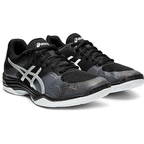 ASICS Women's Gel-Tactic 2 Volleyball Shoes, 11, Black/Silver