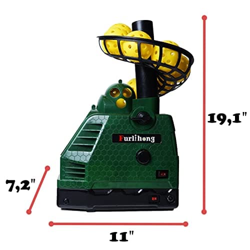 680PBH Pickleball Starter Kit, Including Launch Machine, Ball Recycling Net, Pickleball Paddle, 3 x Pickleballs and Carrying Bag