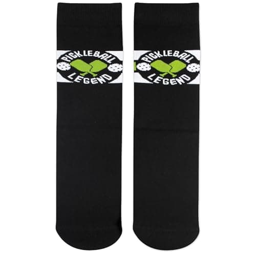 Lavley Funny Pickleball Socks for Adults - Crew Length, One Size Fits Most