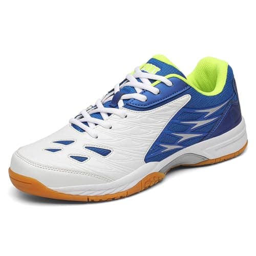 Lightweight Tennis and Pickleball Court Shoes - Versatile Indoor/Outdoor Sneakers for Badminton with Arch Support