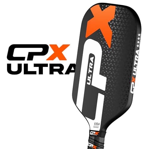 CPX Ultra Series Kevlar Friction Surface Pickleball Paddle - 16mm Polypropylene Honeycomb Core, Lightweight for Speed