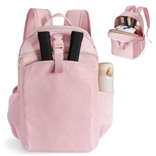 Pickleball Bag Backpack for Women Holds 4 Paddles, Large Pickle Ball Bag Pickleball Paddle Backpack for Men