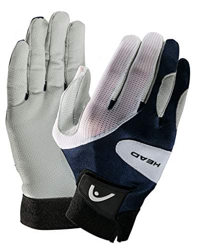 HEAD Leather Racquetball Glove - Renegade Extra Grip Breathable Mesh Glove - Large, Right Hand, Black