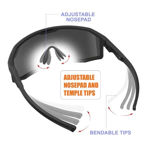 Eazyrun Polarized Small Sports Sunglasses for Youth Women, Baseball Softball Cycling Running Pickleball Padel tennis