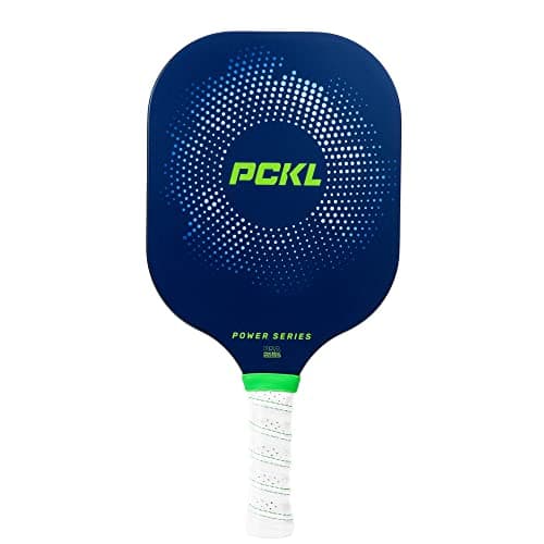 PCKL Pickleball Paddle Pro Series and Power Series | USA Pickleball Approved | Graphite Carbon Face | Edgeless Design | Choose Blue or White Pickleball Paddle