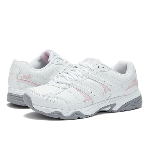 Avia Verge Womens Sneakers - Tennis, Court, Cross Training, or Pickleball Shoes for Women, Classic Black or Walking White Sneakers with Arch Support, Wide Width or Medium