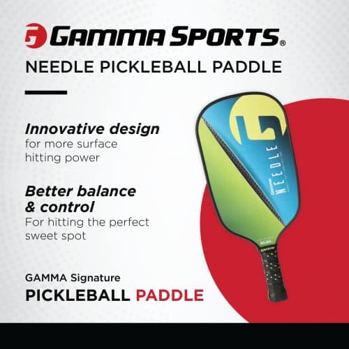 GAMMA Made in The USA Pickleball Paddles, NeuCore & Sensa Polycore Technology, Textured Graphite, Honeycomb Grip, USAPA Approved, Realiable, Additonal Power & Control