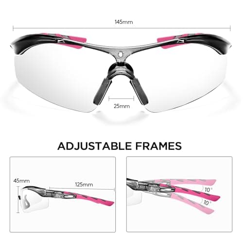 Pickleball Safety Glassses for Men Women Clear lens,Z87+Safety Glassses for Running Shooting Construction,UV Protection,Anti Fog