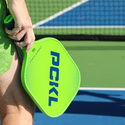 PCKL Launch Series Premium Pickleball Paddle Racket | USA Pickleball Approved | Fiberglass Face with Large Sweet Spot | Honeycomb Core