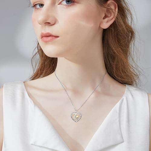 Baseball/Softball/Volleyball/Pickleball/Basketball/Football/Soccer Pendant Necklace 925 Sterling Silver Sport Jewelry Gifts for Women