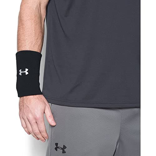 Under Armour Adult 6-inch Performance Wristband 2-Pack