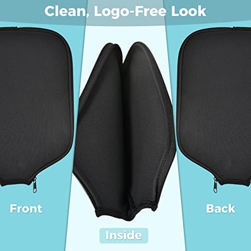 Pickleball Paddle Cover, Universal Case Size - 8.6 x 12.2 inches Racket Sleeve, Compatible with Most USAPA Standard and Elongated Pickball Paddles
