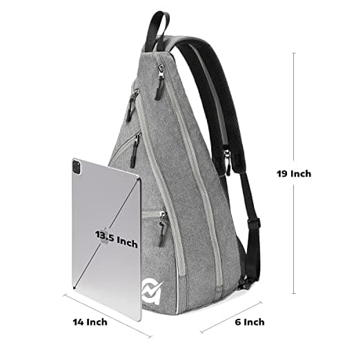 A11N SPORTS Pickleball Bag, Reversible Crossbody Sling Bag/Backpack for Women Men