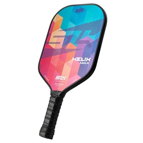 SLK Helix Pro Pickleball Paddle | Carbon Fiber & Fiberglass Hybrid Face | Thermoformed Carbon Fiber Core | Unmatched Control