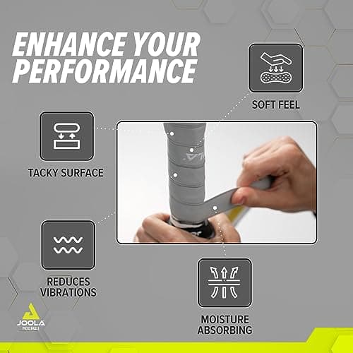 JOOLA Pickleball Paddle Replacement Grip Tape - Wrap for Pickleball Paddle - Moisture Wicking Surface & Comfort - Handle Wrap for Use with Small Grip & Overgrip