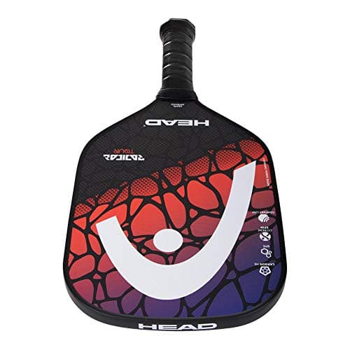 HEAD Graphite Pickleball Paddle - Radical Tour Lightweight Paddle w/ Honeycomb Polymer Core & Comfort Grip