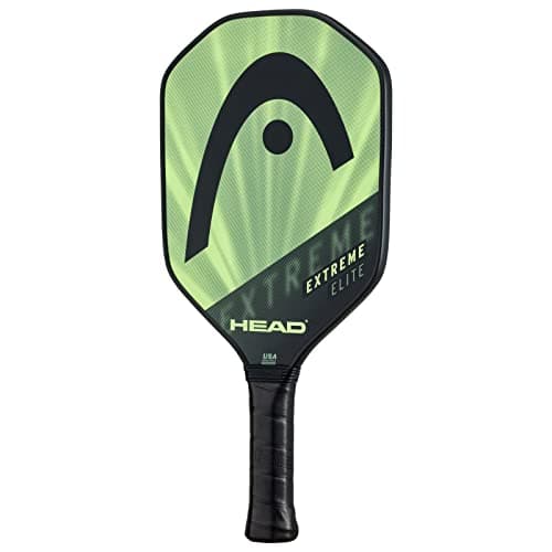 Head Cyber Elite Pickleball Paddle, Fiberglass Surface, Black/White Color, Beginning to Intermediate Levels
