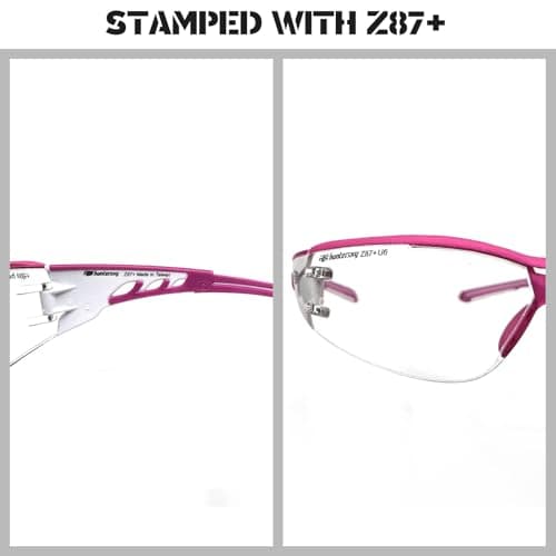 Super Flexible Lightweight Anti Fog Wrap-Around U6 Clear Shooting Safety Glasses with ANSI Z87.1 Scratch Resist