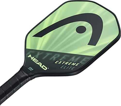 Head Cyber Elite Pickleball Paddle, Fiberglass Surface, Black/White Color, Beginning to Intermediate Levels