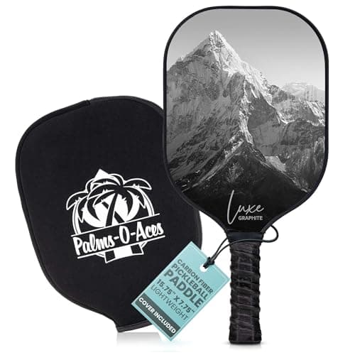 Carbon Fiber Pickleball Paddle - USAPA Approved - Lightweight Pickleball Racket - Enhanced Spin Texture – 16MM T700 Premium Graphite Pickleball Paddles - Cover Included