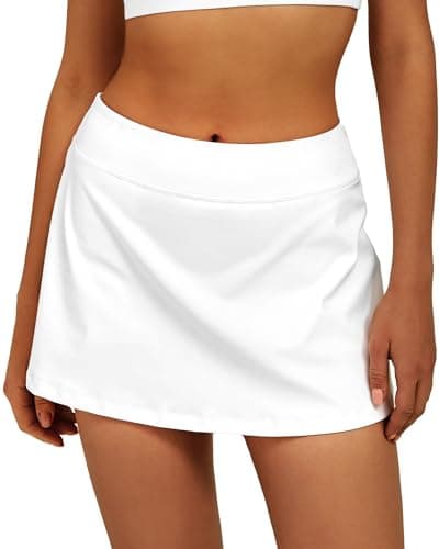 Stelle Women Tennis Skirt Golf Skorts Athletic High Waisted with Pockets Inner Shorts Sport Workout Pleated Pickleball