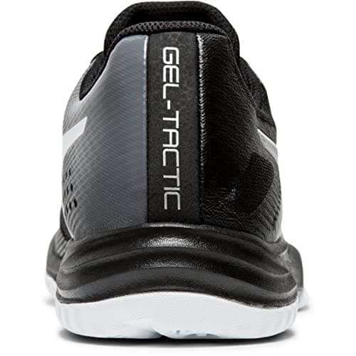 ASICS Women's Gel-Tactic 2 Volleyball Shoes, 11, Black/Silver