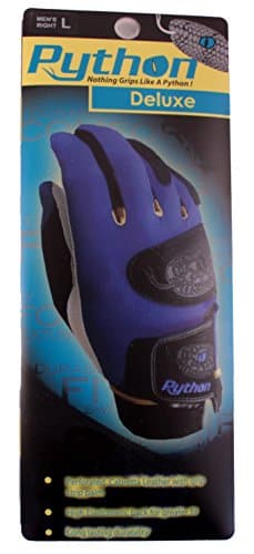 Python Deluxe Racquetball/Pickleball Glove - Right and Left Hand - for Men,Women, Junior - Perforated Cabretta Leather for Breathability & Sweat Resistance
