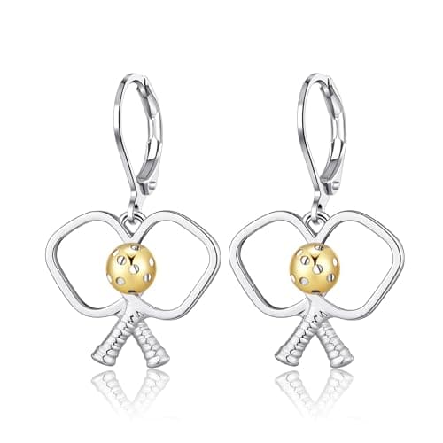 Pickleball Earrings for Wome Pickleball Jewelry Gifts for Women