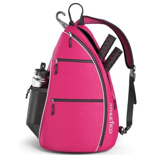 Athletico Sling Bag - Crossbody Backpack for Pickleball, Tennis, Racketball, and Travel for Men and Women