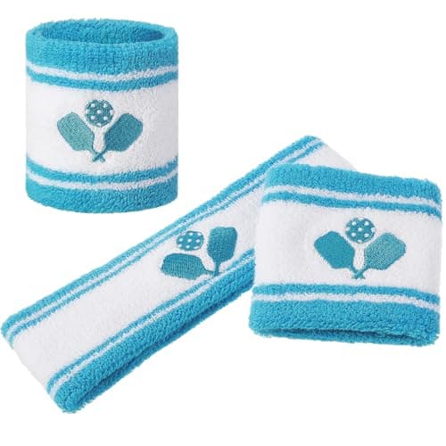 3 Pcs Dink Ball Gifts Set Headband Wristband Gift Set Accessories for Woman Men Fun