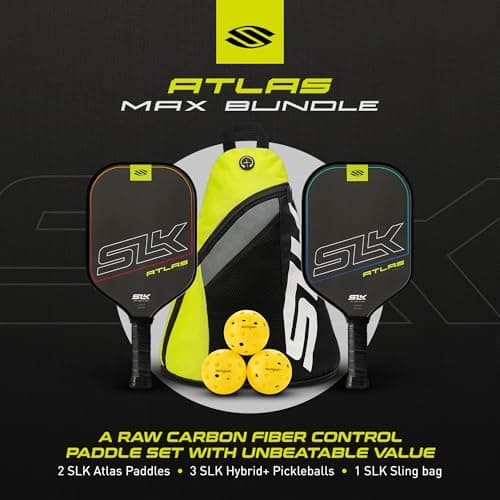 Selkirk Sport Pickleball Paddles Set of 2 | Designed in The USA | Choose The SLK Neo Graphite, SLK Neo Fiberglass Pickleball Set or SLK Atlas Pickleball Bundle