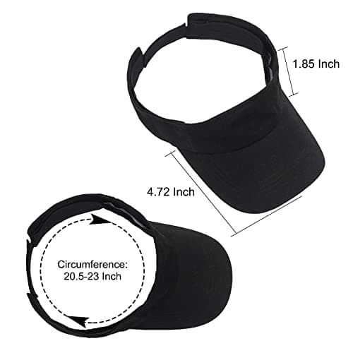 ANDICEQY Sport Sun Visor Hats Adjustable Empty Top Baseball Cap Cotton Ball Caps for Women and Men