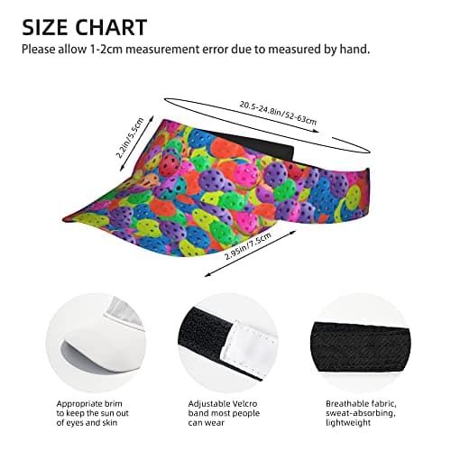 Sports Sun Visor Hats Adjustable Sun Visor Caps for Women and Men